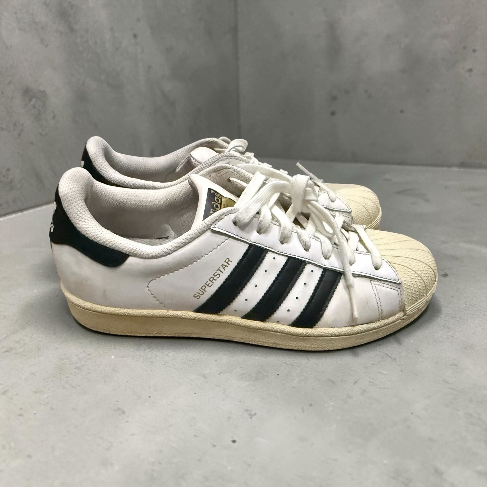 Adidas Superstar Cloud White Core Black Shell Toe Sneakers 6