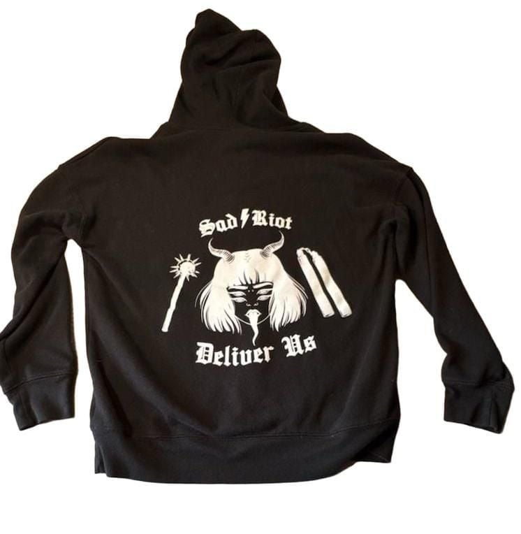 Sad Riot 'Deliver Us' Graphic Pullover Hoodie 5