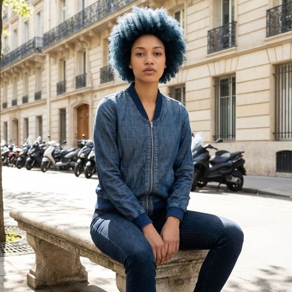 AG Jacket - Vertex Denim Bomber