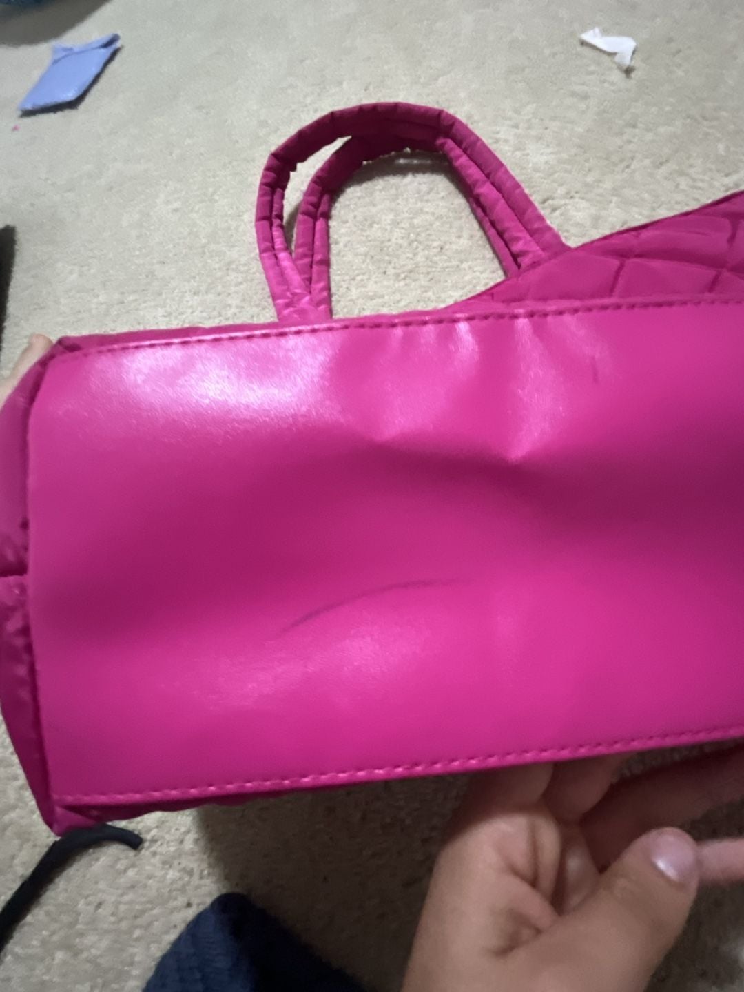 Juicy Couture Pink Large Puffy Quilted Tote Bag 4