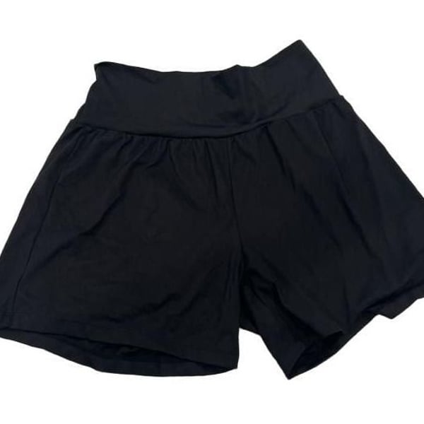 SoftlyZero™ Airy Super High Waisted 2-in-1 InstantCool Shorts Black Large Long