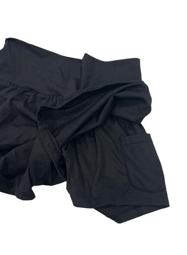 SoftlyZero™ Airy Super High Waisted 2-in-1 InstantCool Shorts Black Large Long 3