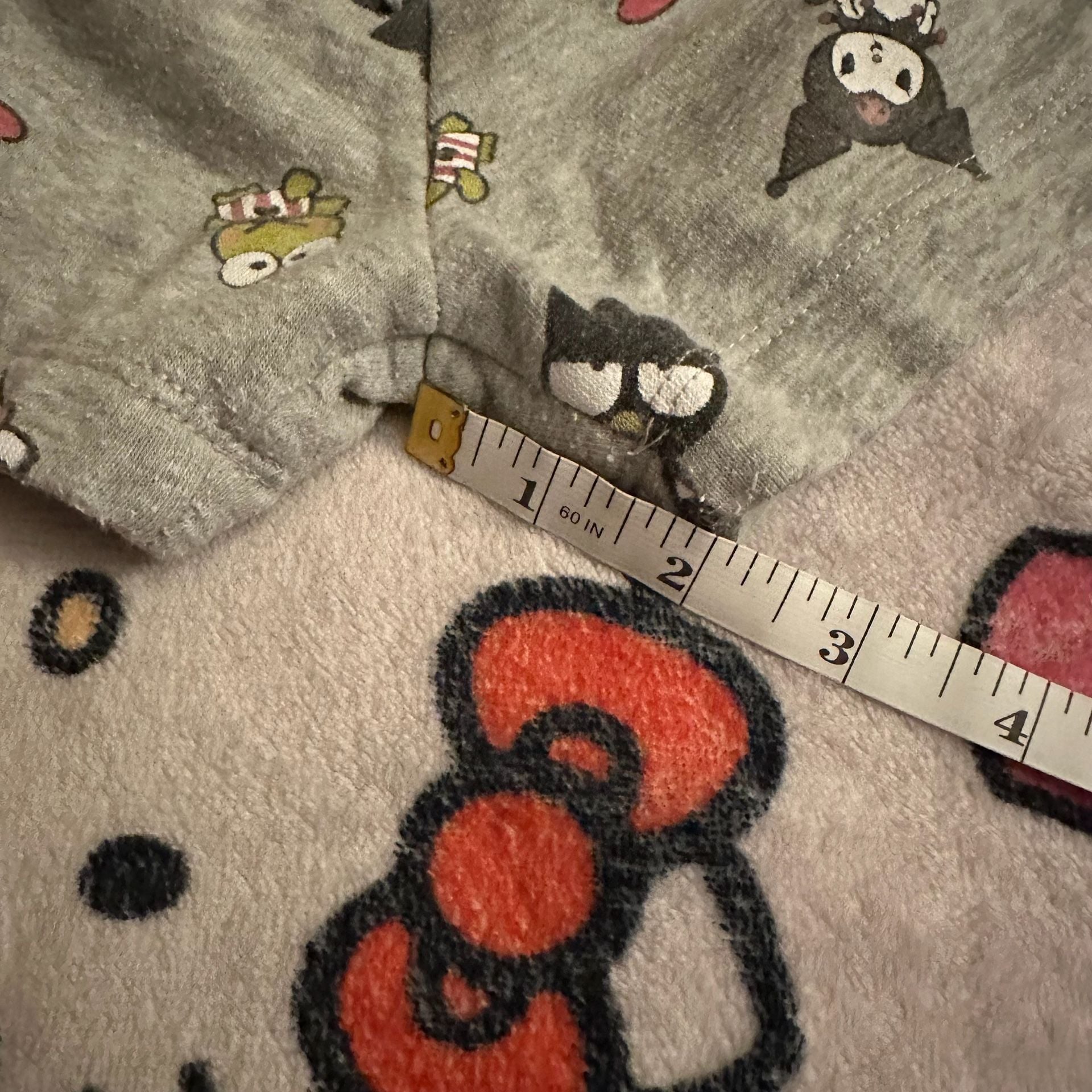 Sanrio Hello Kitty and Friends All-Over Print Gray Sweat Shorts 6
