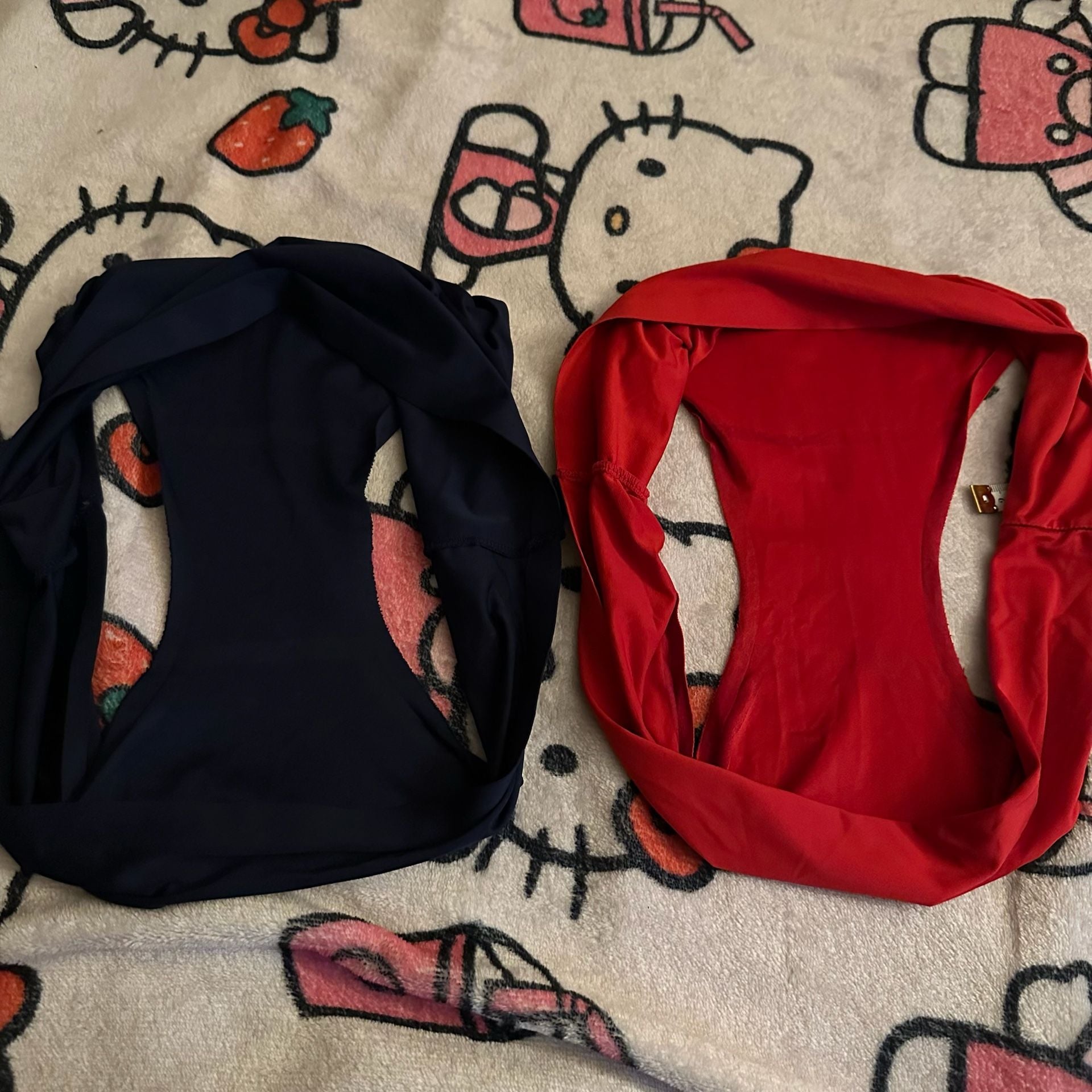 Nautica Women's Solid No-Show Brief Underwear 2-Pack Red and Navy Blue 4