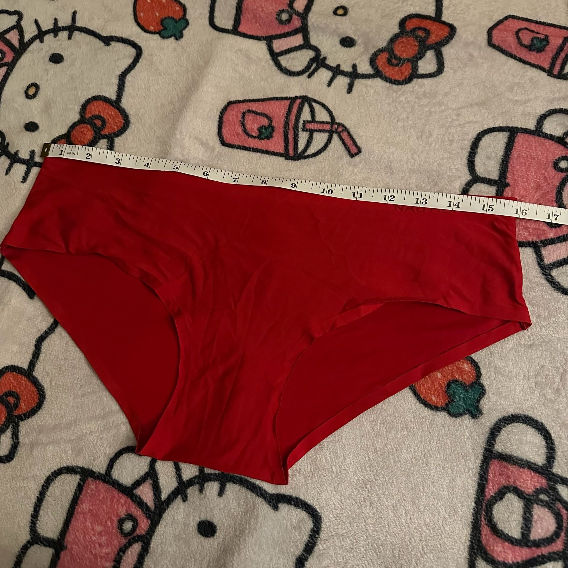 Nautica Women's Solid No-Show Brief Underwear 2-Pack Red and Navy Blue 6
