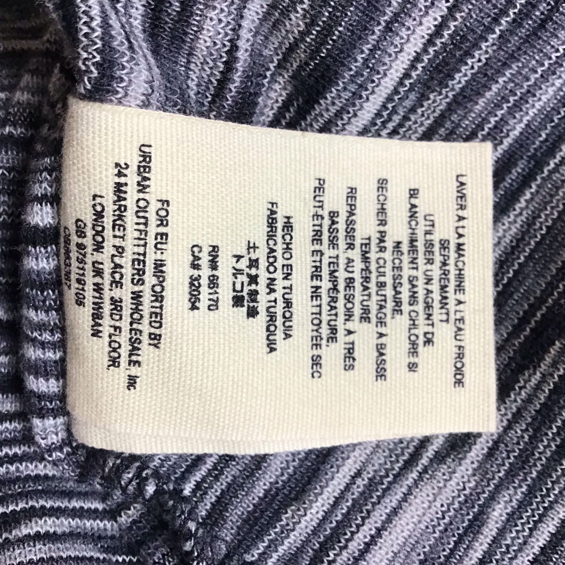 Free People Black Gray Space Dye Turtleneck Elbow Sleeve Top Size S 9