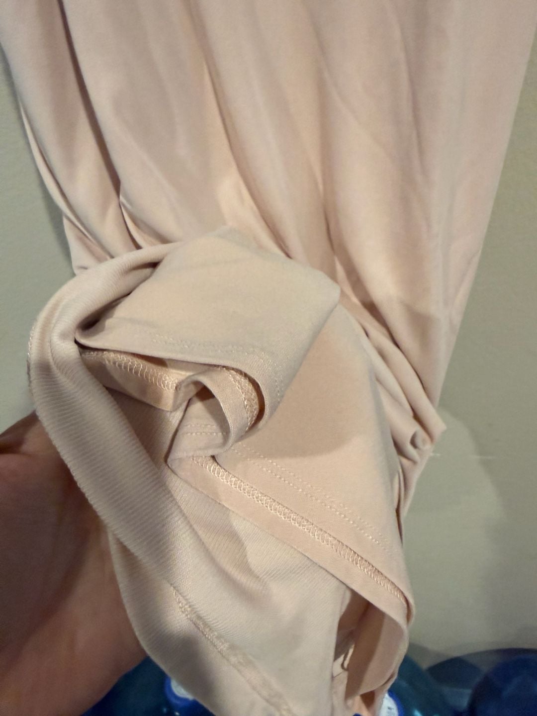 Good American Ribbed Tank Blush Pink Maxi Dress Sz.4 * flawed 6