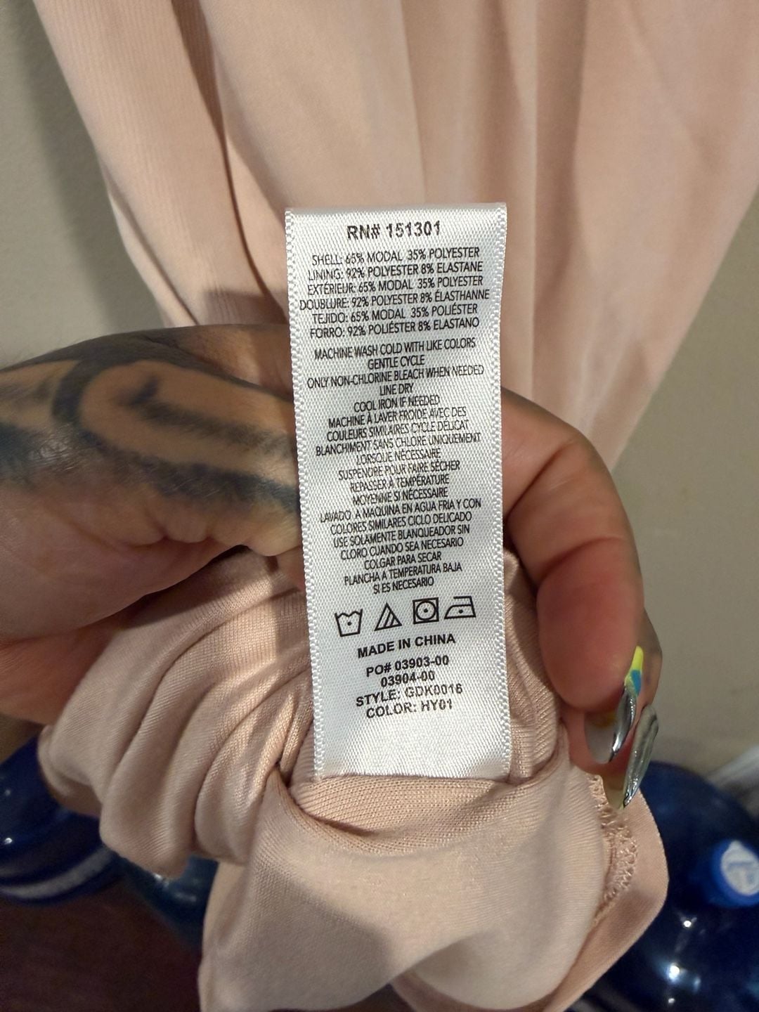 Good American Ribbed Tank Blush Pink Maxi Dress Sz.4 * flawed 7
