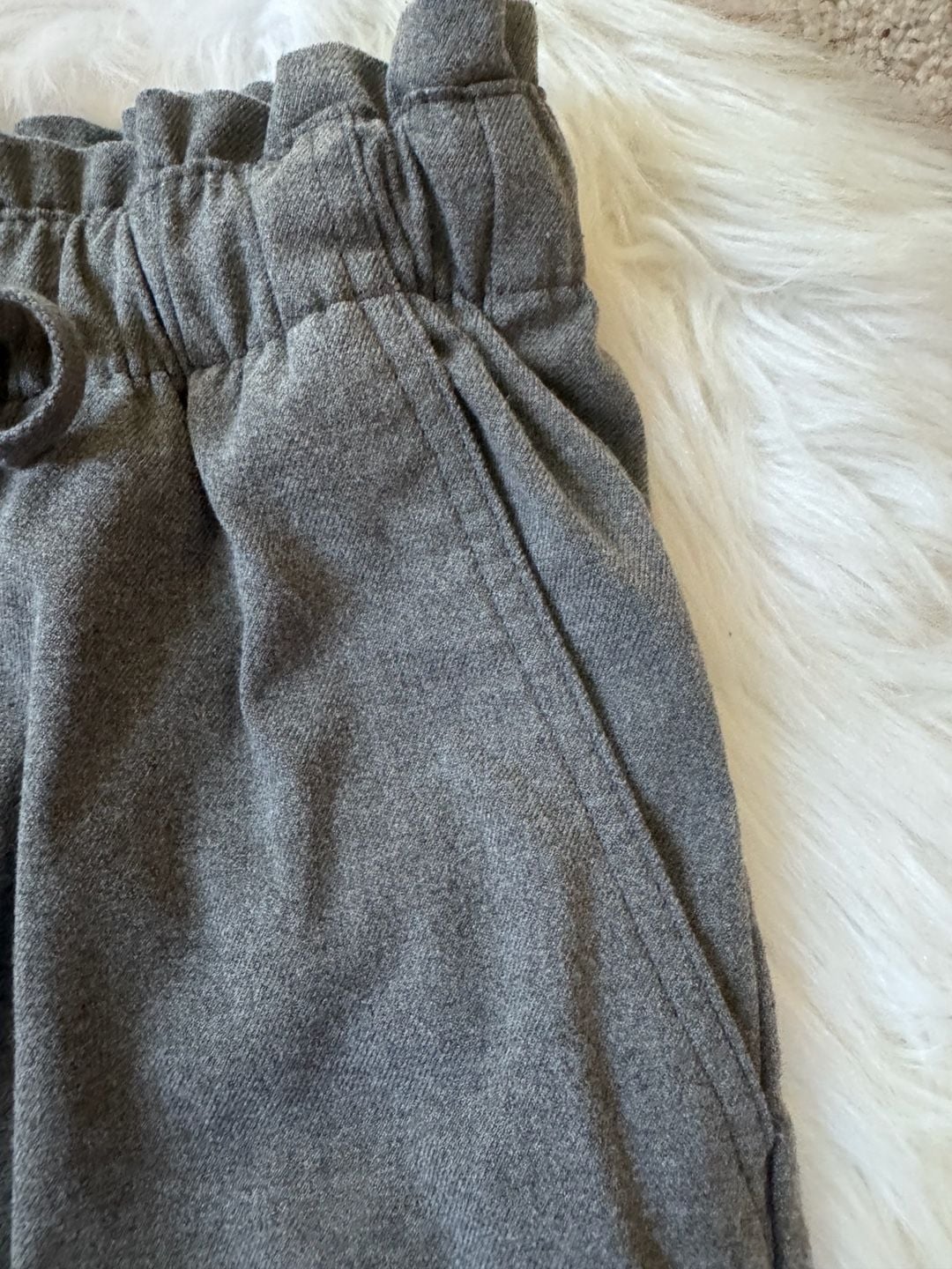 Abercrombie & Fitch Paperbag Waist Drawstring Straight Leg Pants size XS 7