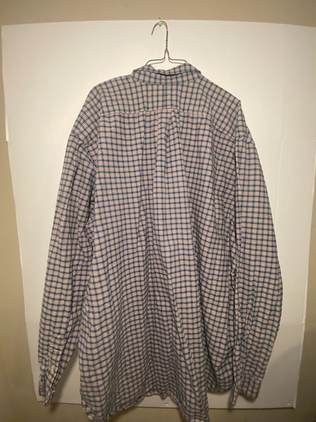 Vintage Ralph Lauren Men’s 4XLT Big & Tall Button Down Long Sleeve Plaid Casual 6