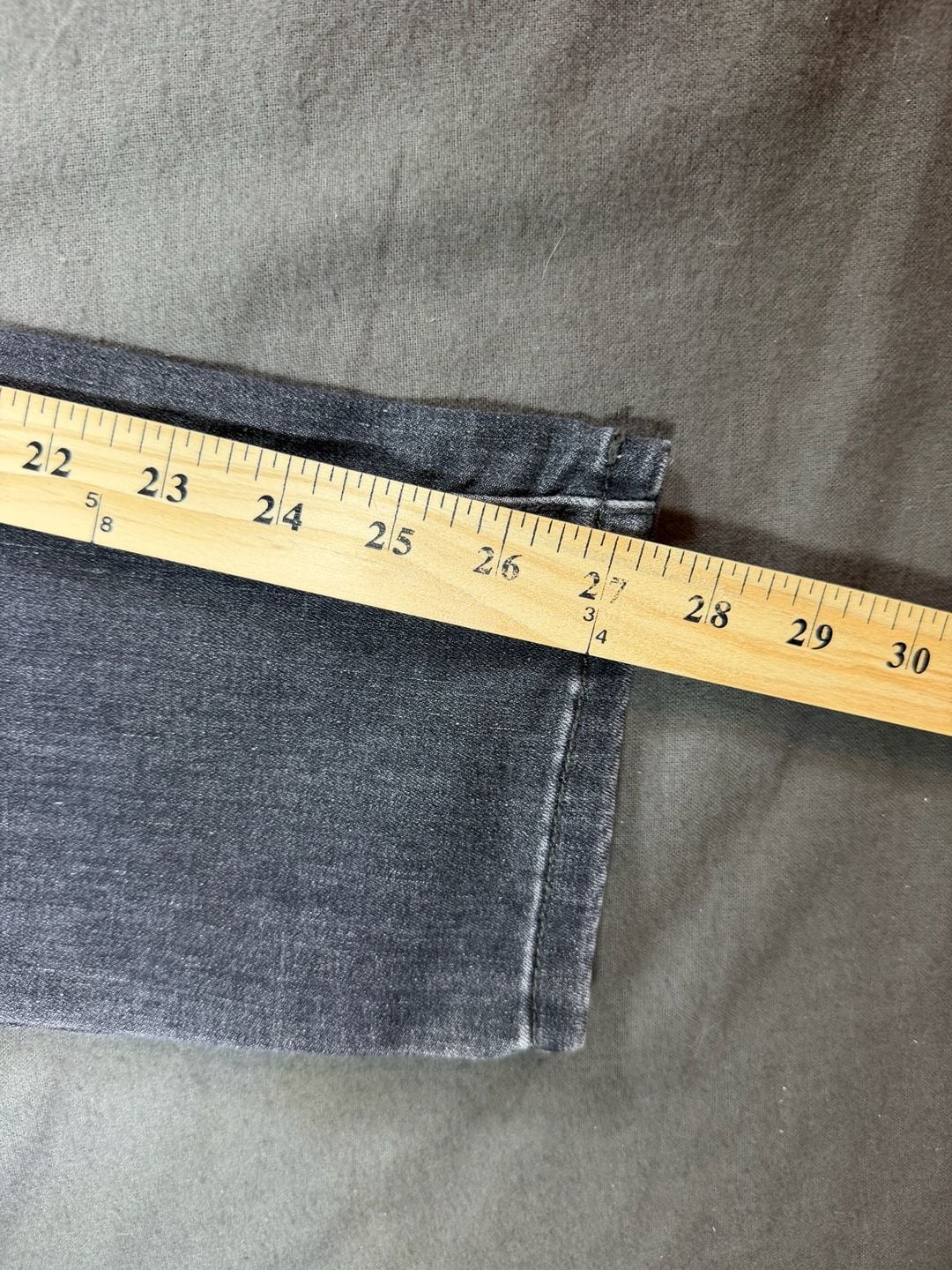 Levi's Boyfriend Jeans Women's Size 28 Grey Black Denim Stretch 8