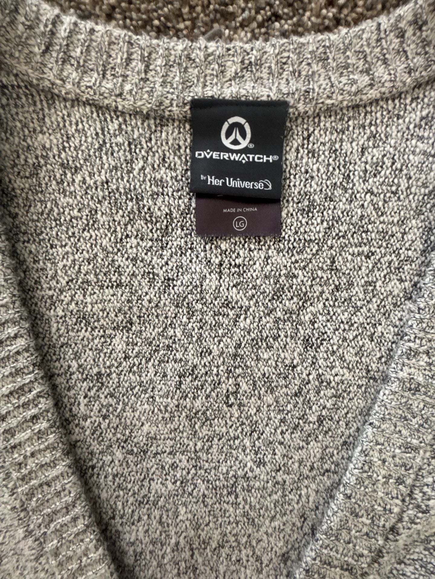 Overwatch Mercy Cardigan Sweater with Embroidered Wing Logo by Her Universe 5