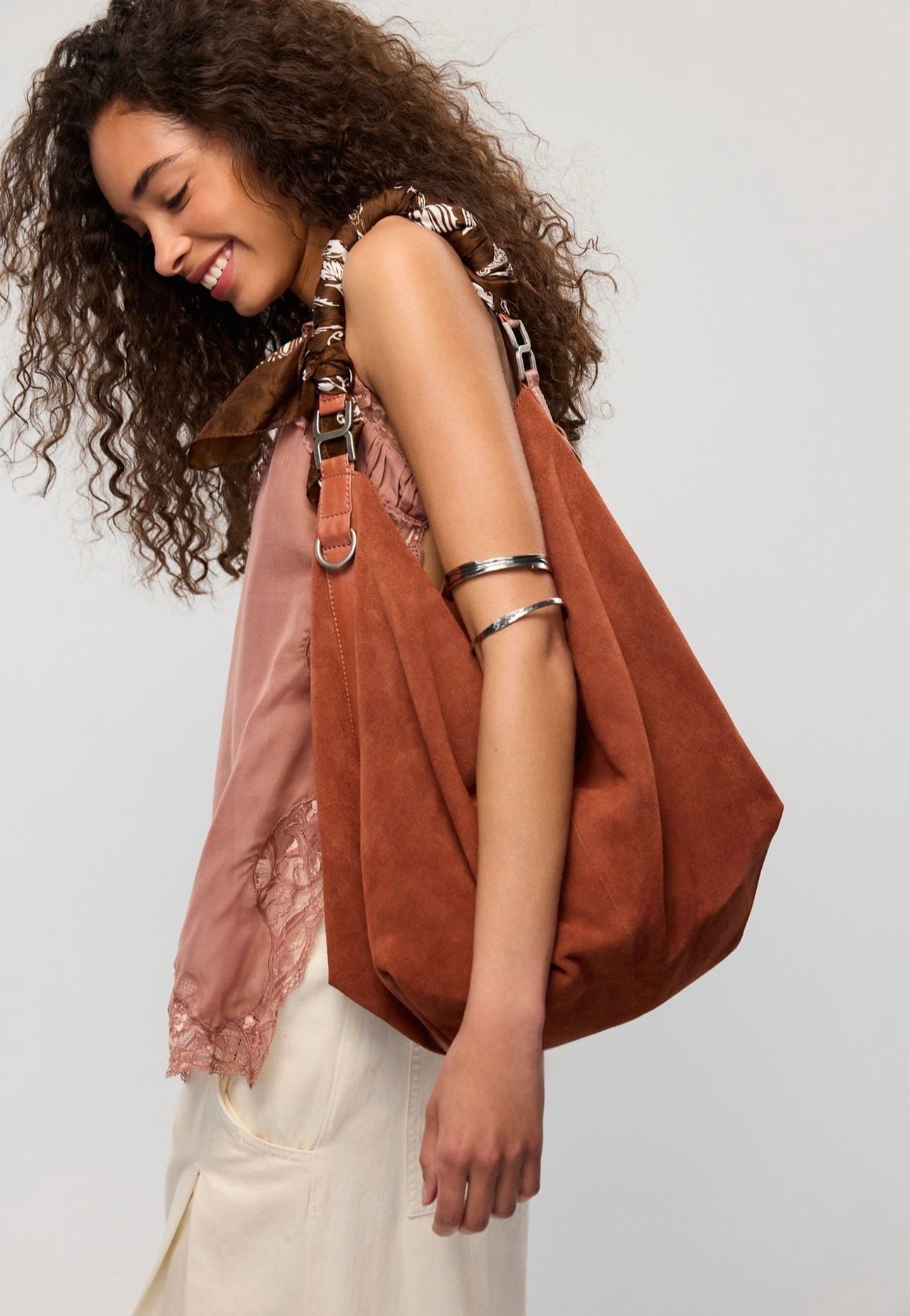 Suzie Suede Slouchy Oversized Tote Bag 2