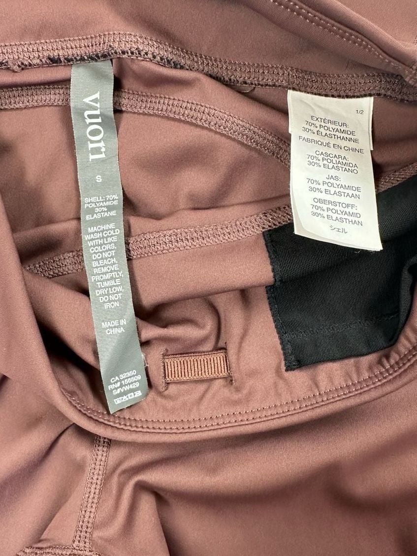 Vuori Stride 7/8 High Rise Leggings Chestnut Brown Athletic comfort Size 8 3