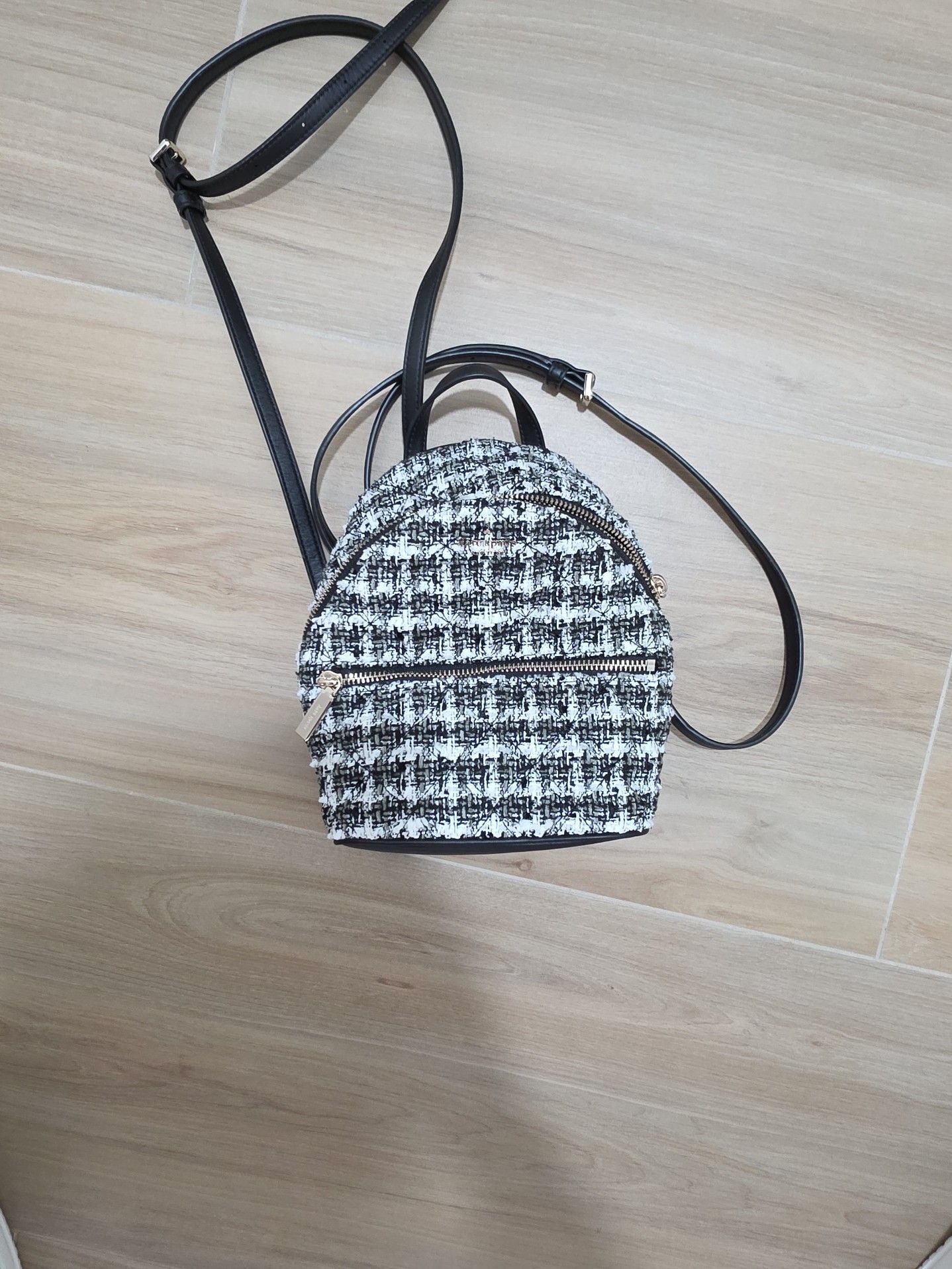Kate Spade Natalia Tweed Mini Convertible Backpack 2