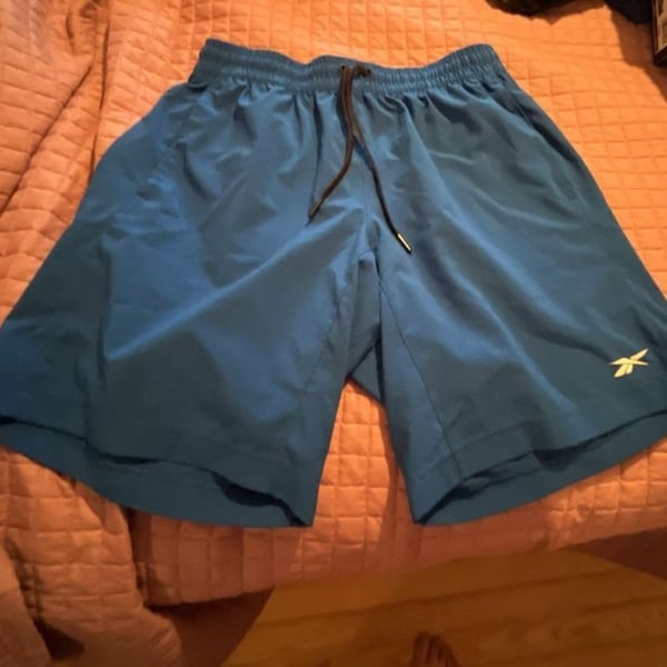 Reebok Men's Glider Running Shorts Blue Size Medium