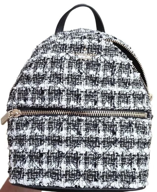 Kate Spade Natalia Tweed Mini Convertible Backpack 4