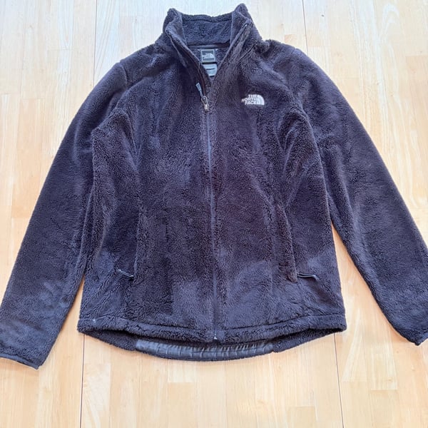 The North Face Osito Fleece Full Zip Jacket Black Women's Size S