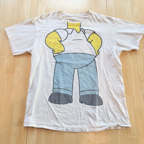 The Simpsons Homer Simpson Body Costume Graphic T-Shirt