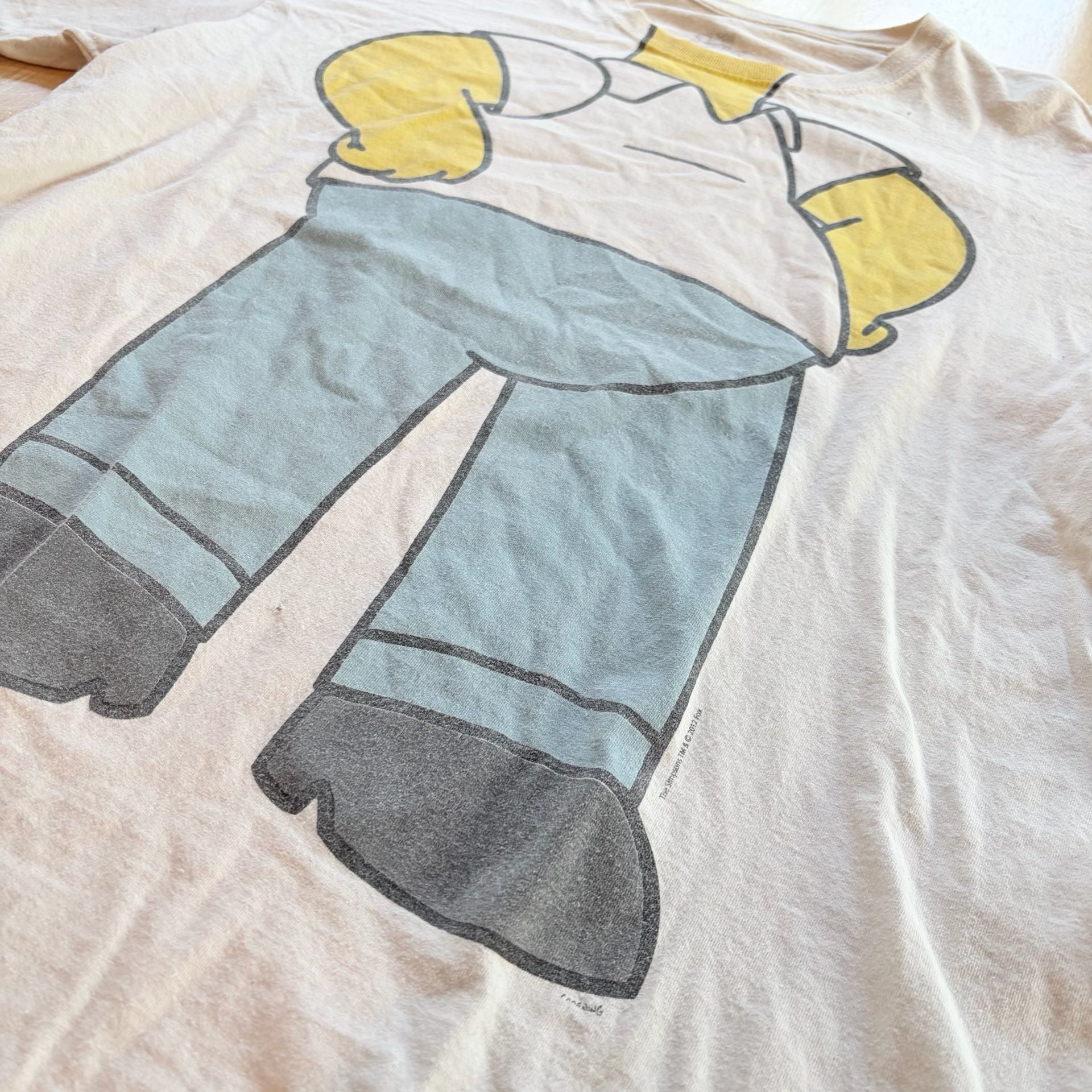 The Simpsons Homer Simpson Body Costume Graphic T-Shirt 2