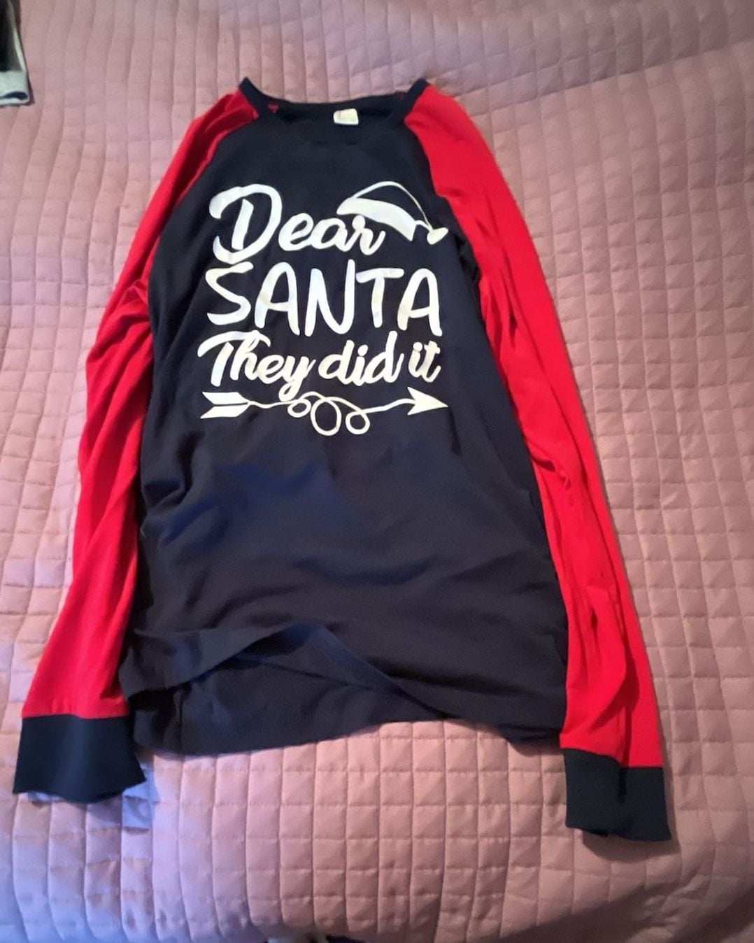 PatPat Dear Santa They Did It Christmas Matching Family Pajamas Men's Set 3