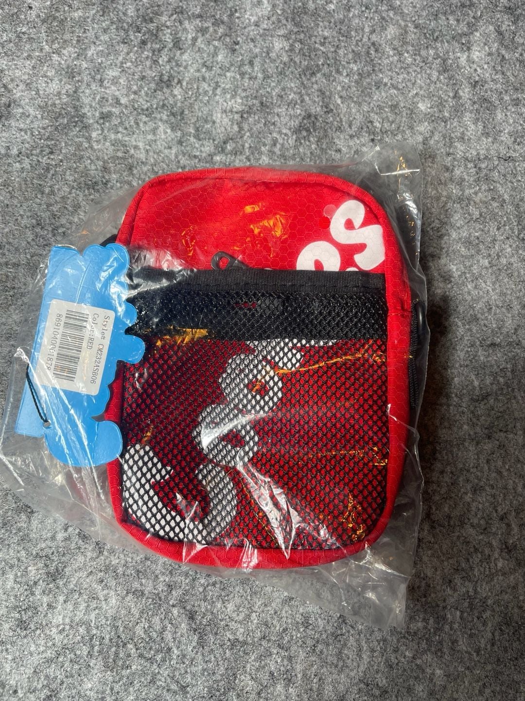 Cookies Layers Honeycomb Shoulder Bag Red 1