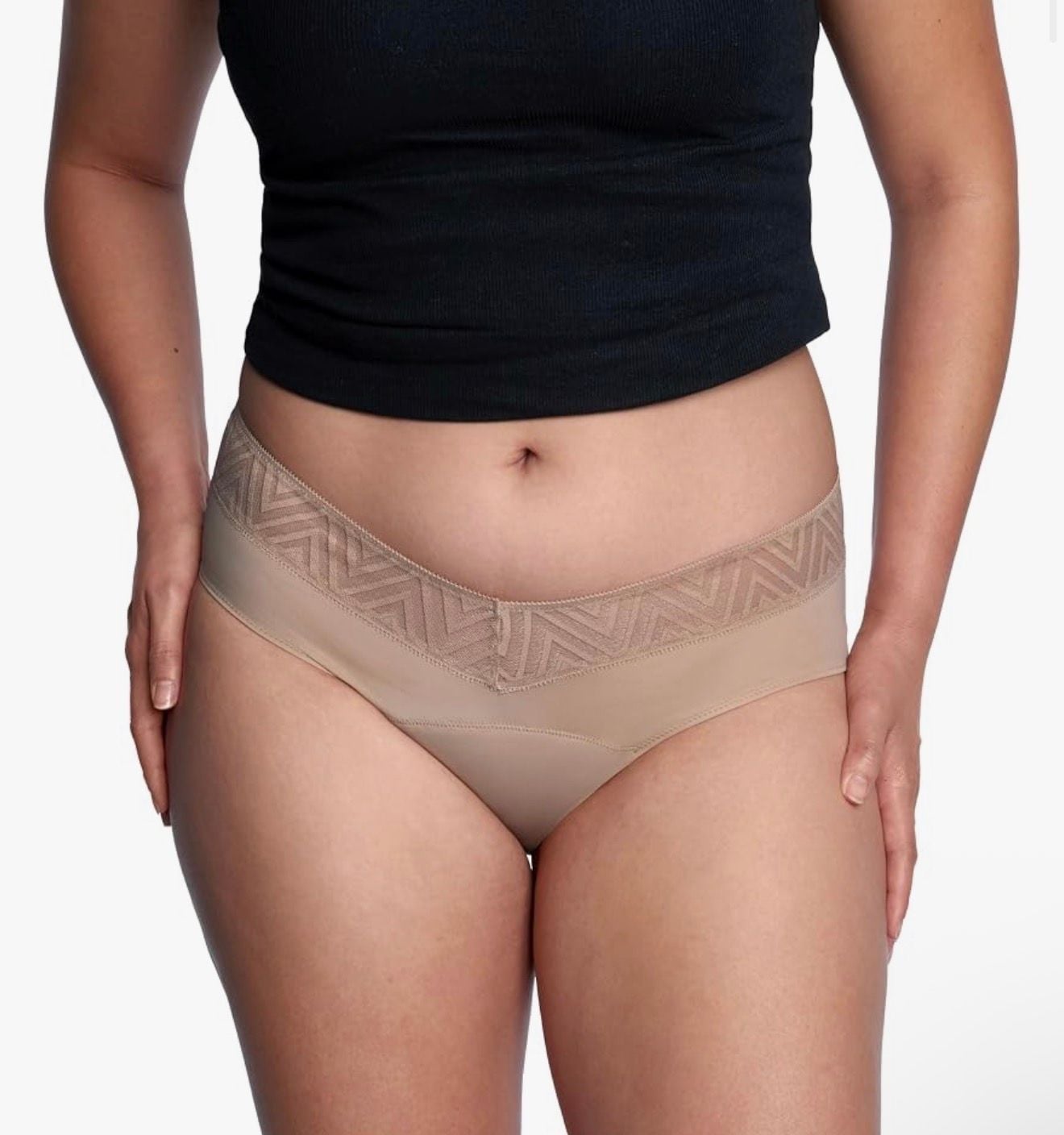 Thinx Hiphugger Period Underwear – S/P – nude new
2