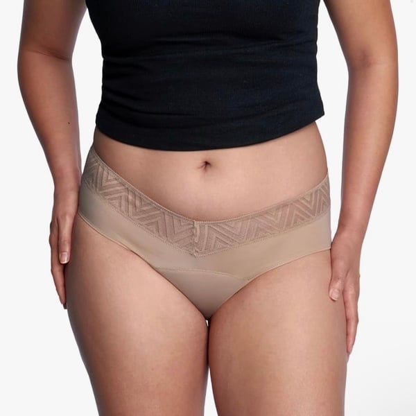 Thinx Hiphugger Period Underwear – S/P – nude new 
