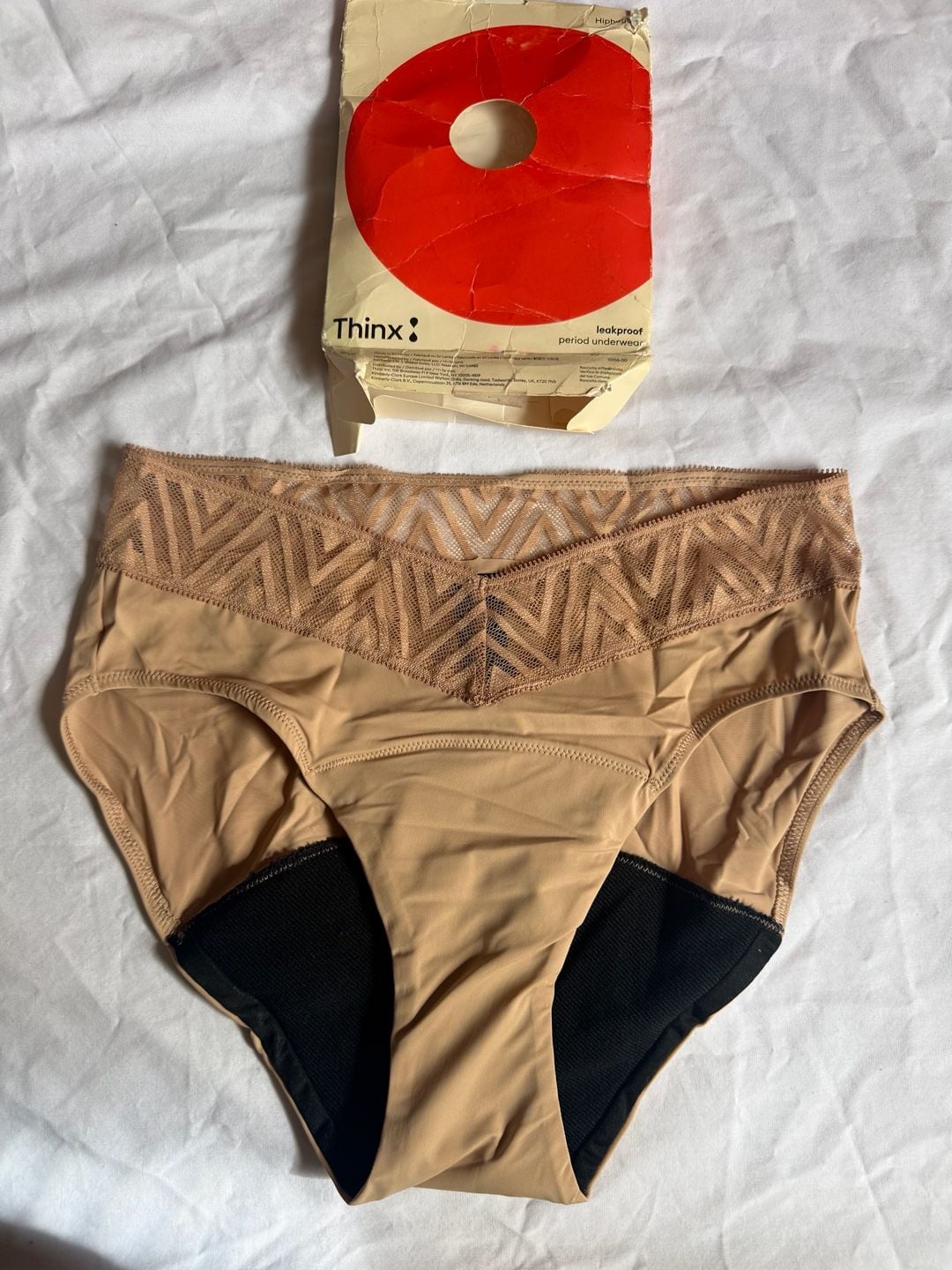 Thinx Hiphugger Period Underwear – S/P – nude new
4