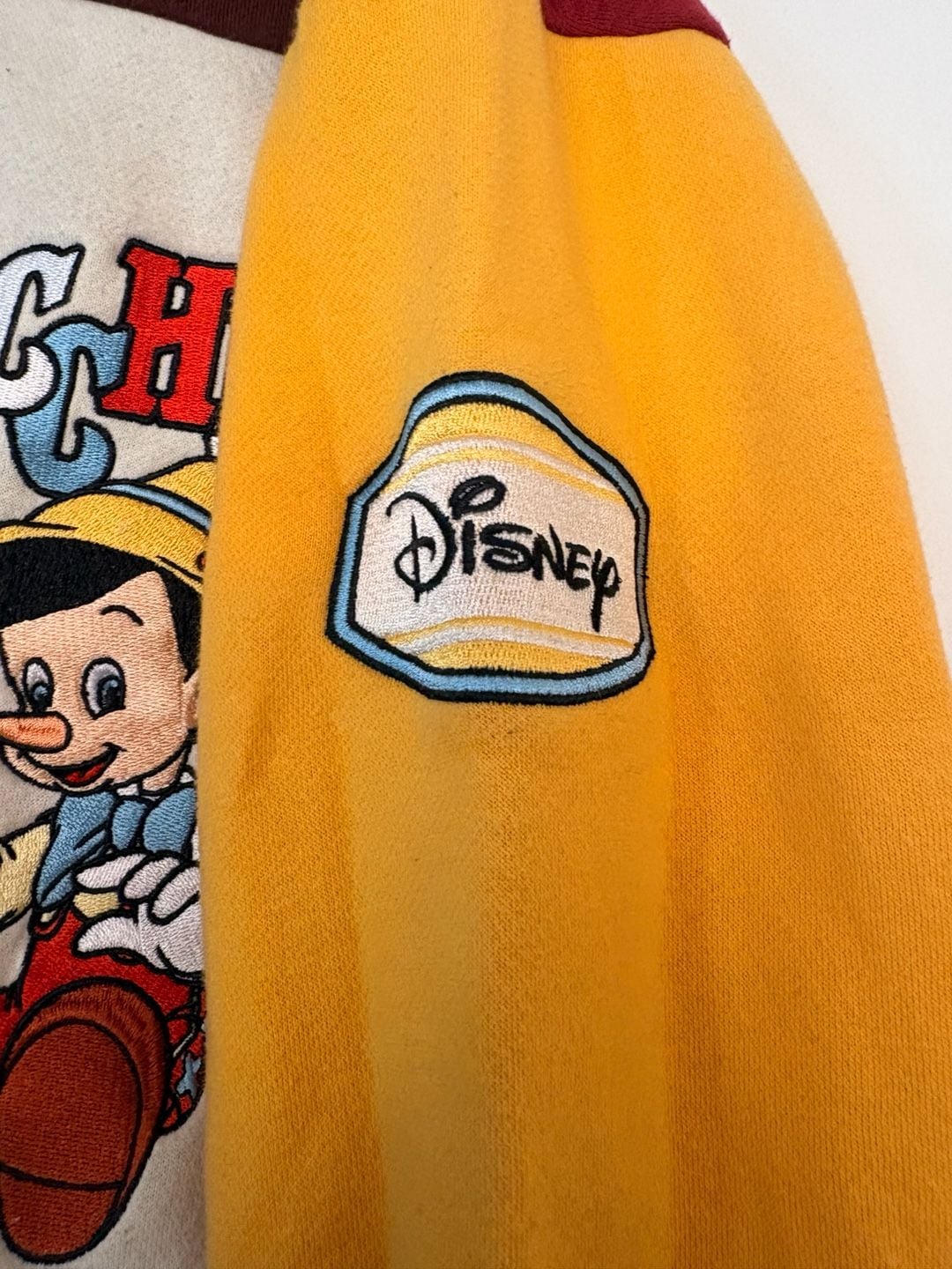 Disney Pinocchio Retro Color Block Crewneck Sweatshirt Size XS 5
