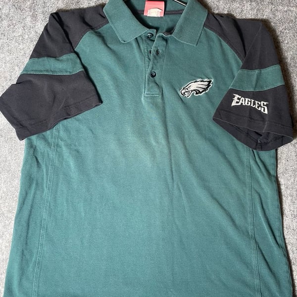 Philadelphia Eagles NFL Vintage Colorblock Polo Shirt