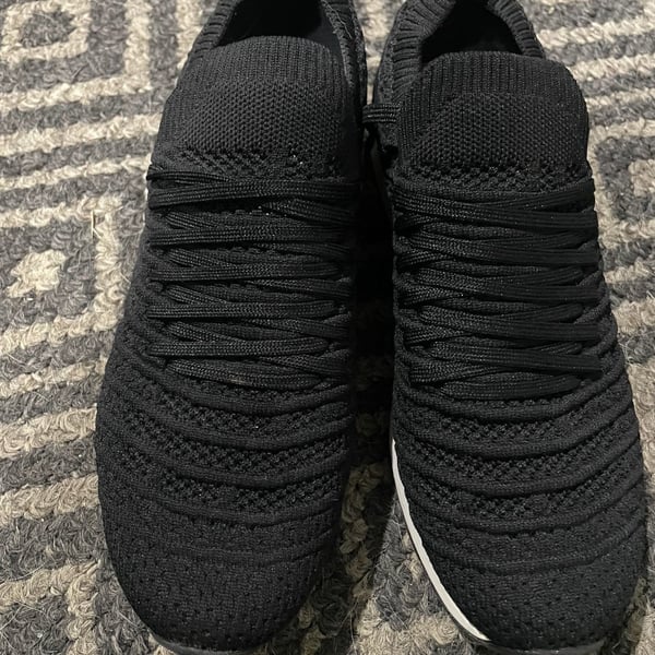B.O.C. Born Concept Black Knit Slip-On Casual Walking Sneakers