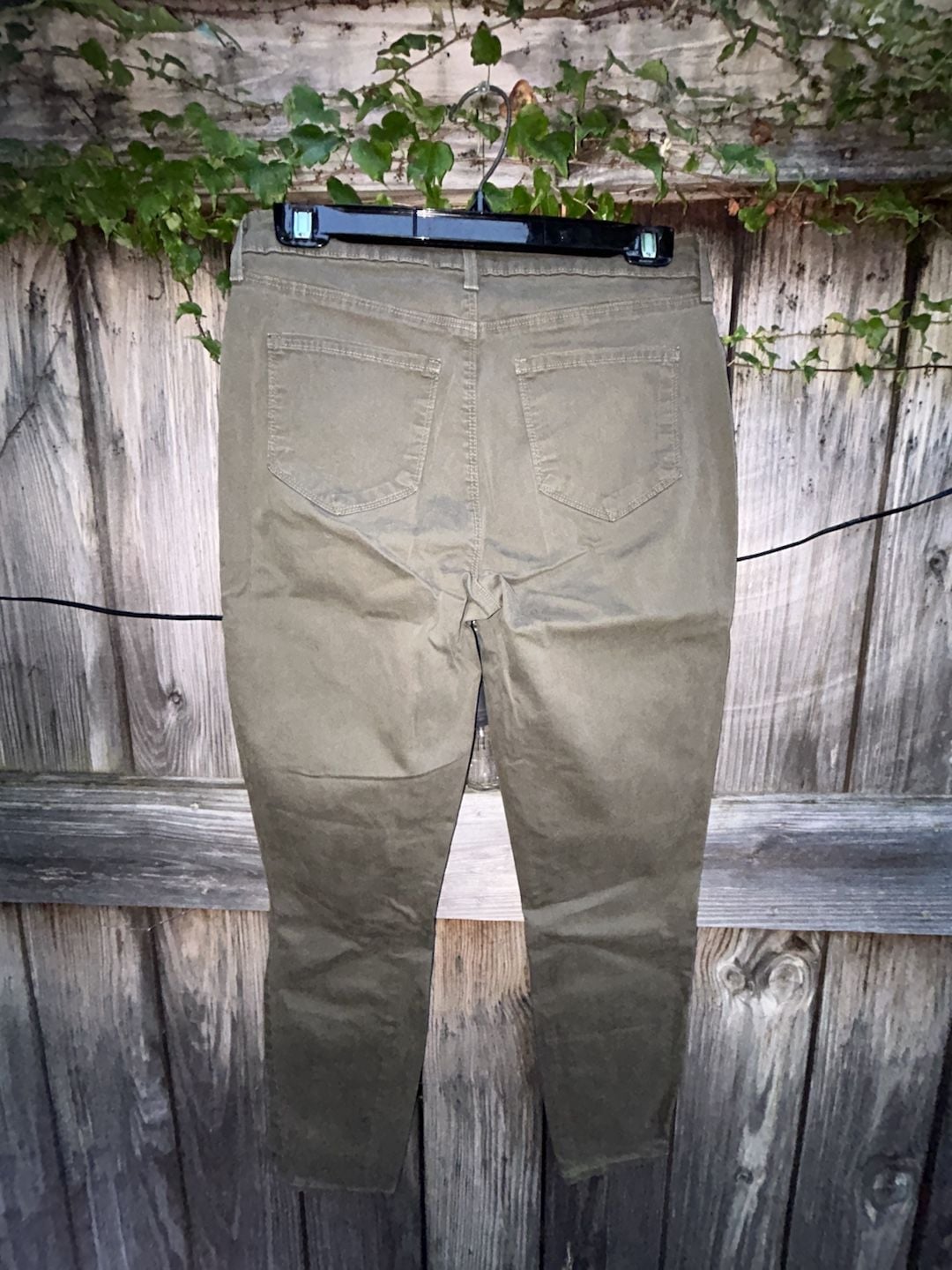 L'Agence Margot High Rise Skinny Olive Night Green Jeans Size 28 4