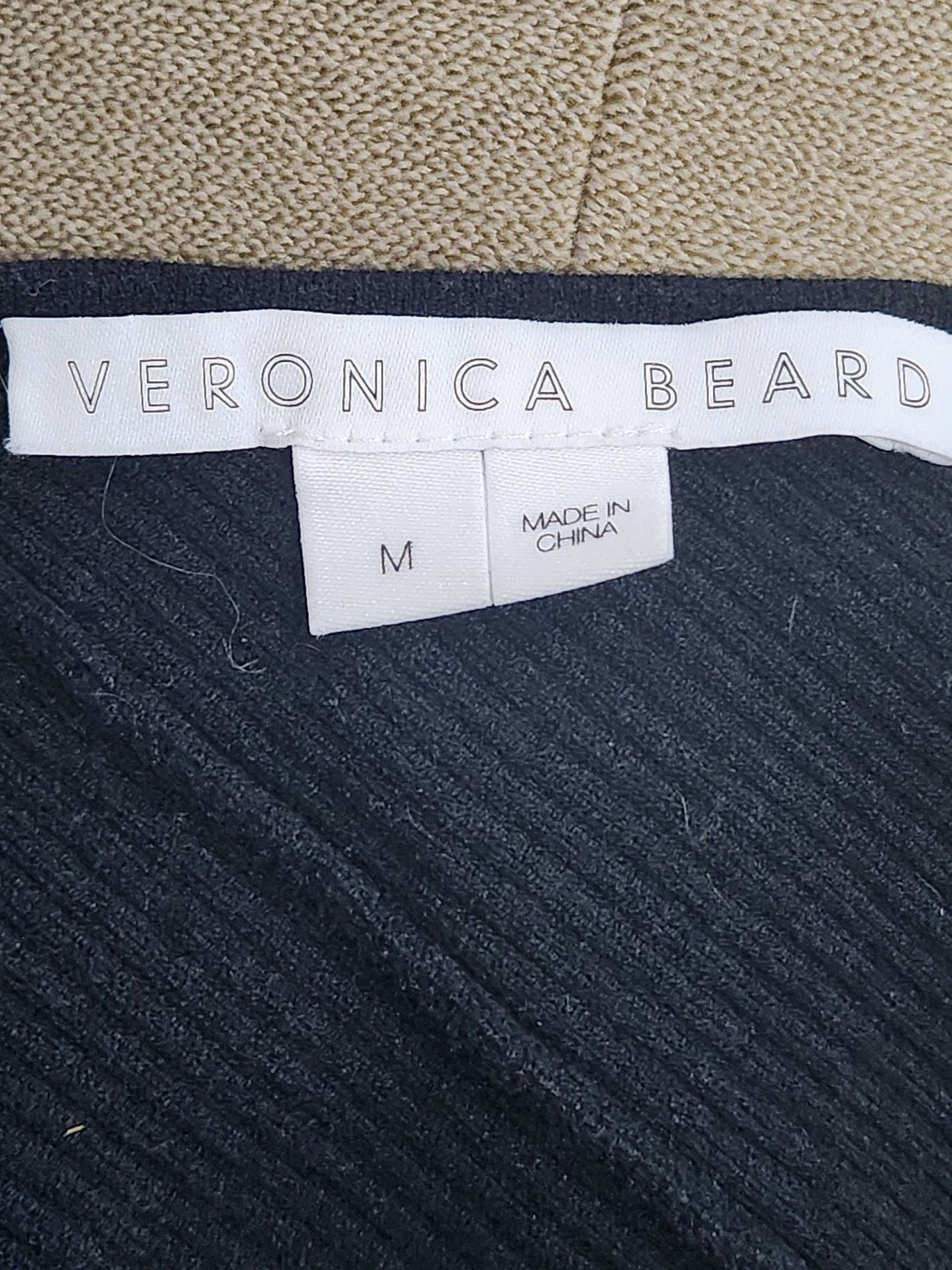 Veronica Beard Black One-Shoulder Ribbed Knit Maxi Dress Size M 5