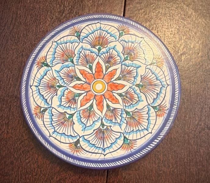 Ceramiche Solimara Dipinto a Mano Italian Ceramic Trivet Plate 1