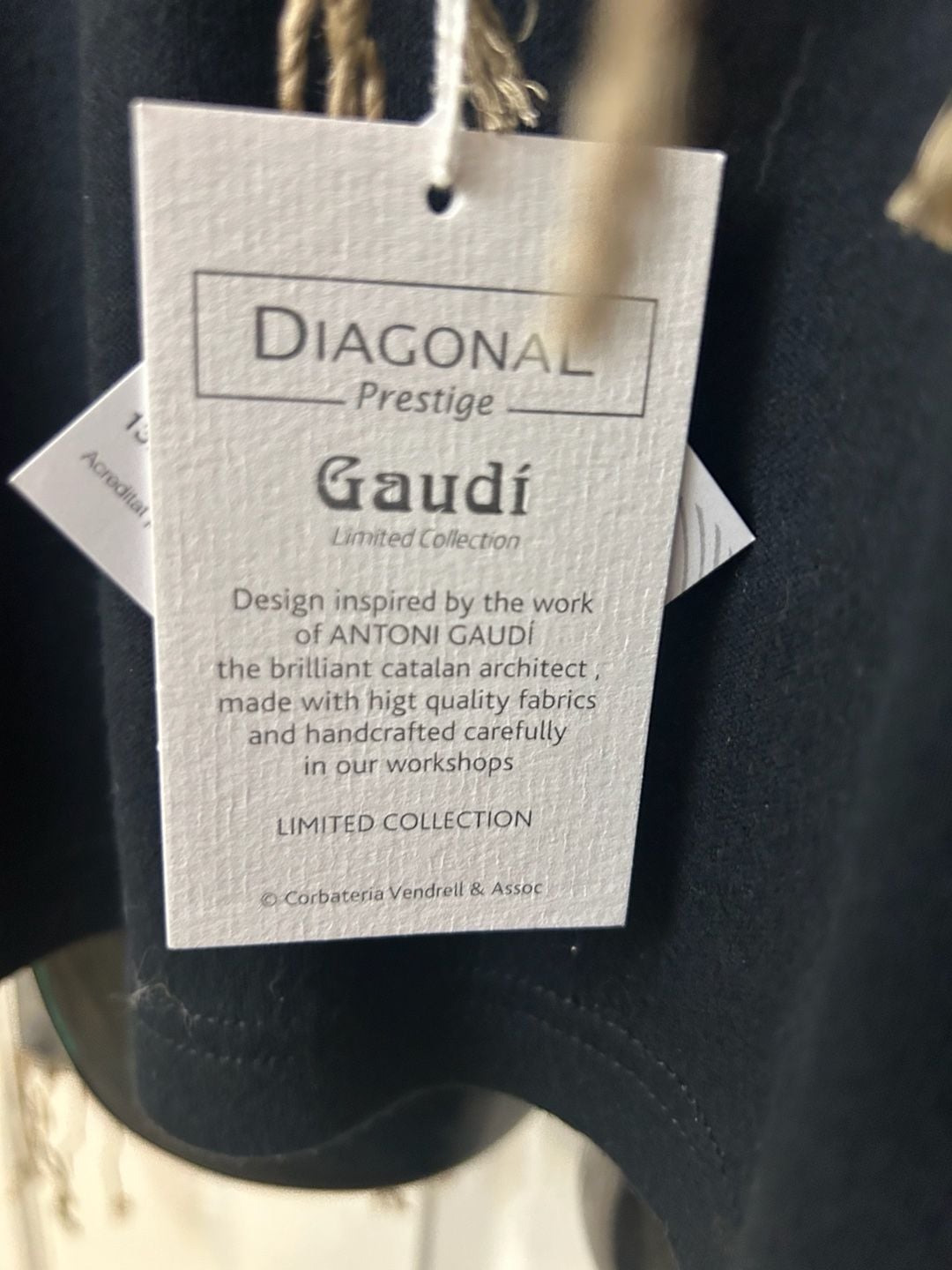 Diagonal Prestige Gaudi Limited Collection Giraffe Pattern Wool Blend Scarf 2