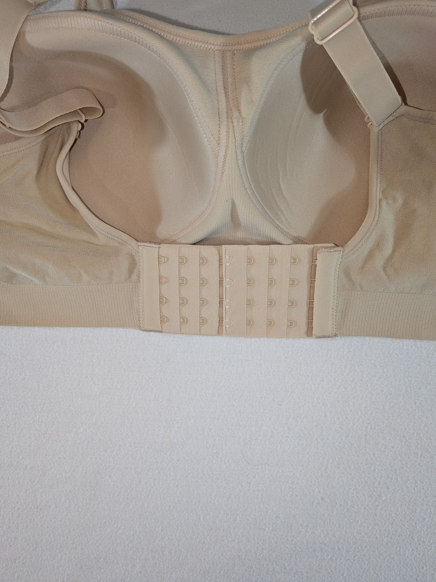 NWOT Shapermint Essentials Everyday Wireless Shaping Bra Beige XL/TG 6