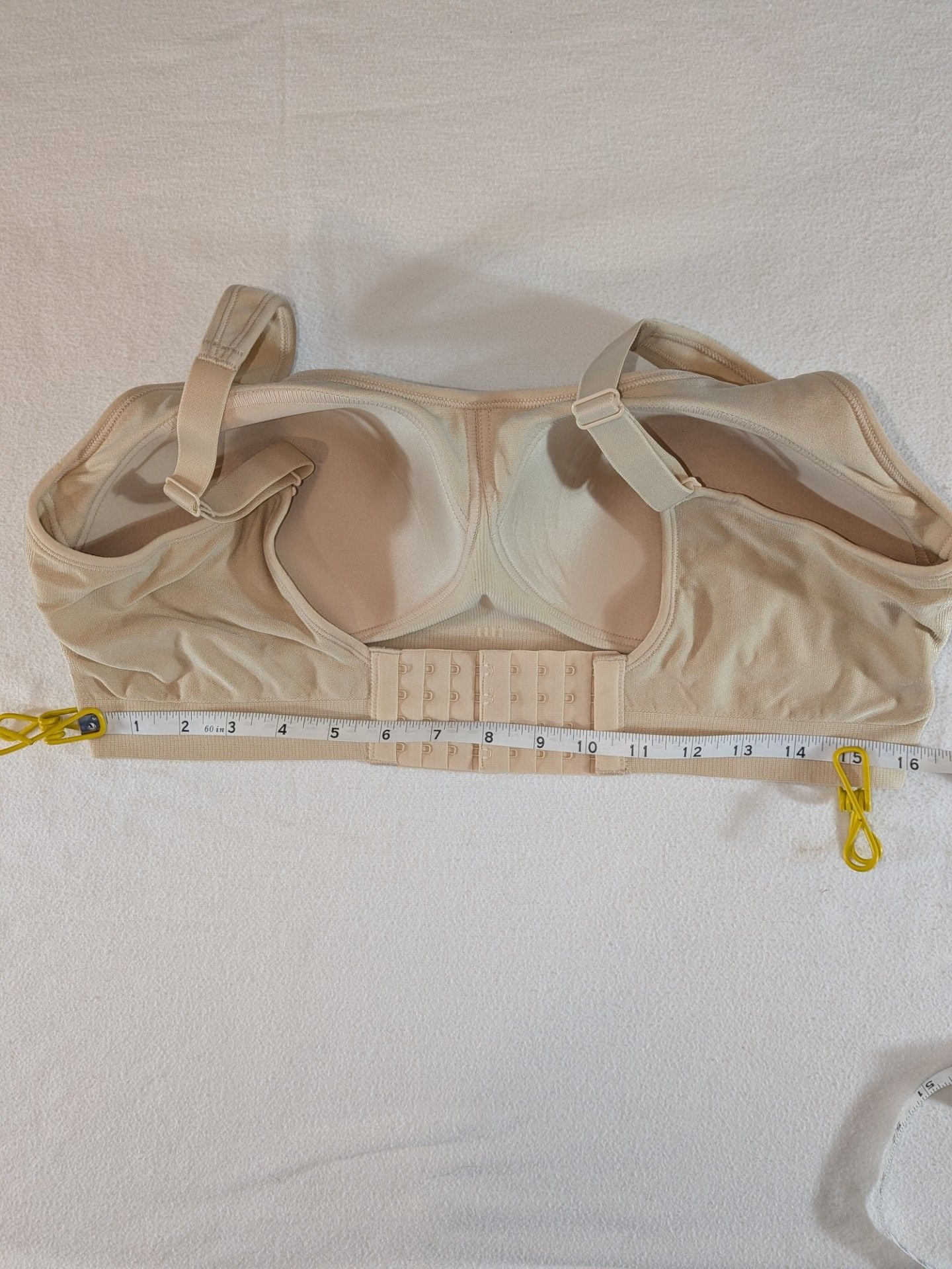 NWOT Shapermint Essentials Everyday Wireless Shaping Bra Beige XL/TG 7