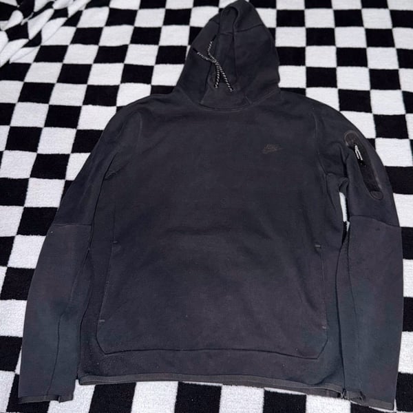 Nike Sportswear Tech Fleece Pullover Hoodie Triple Black