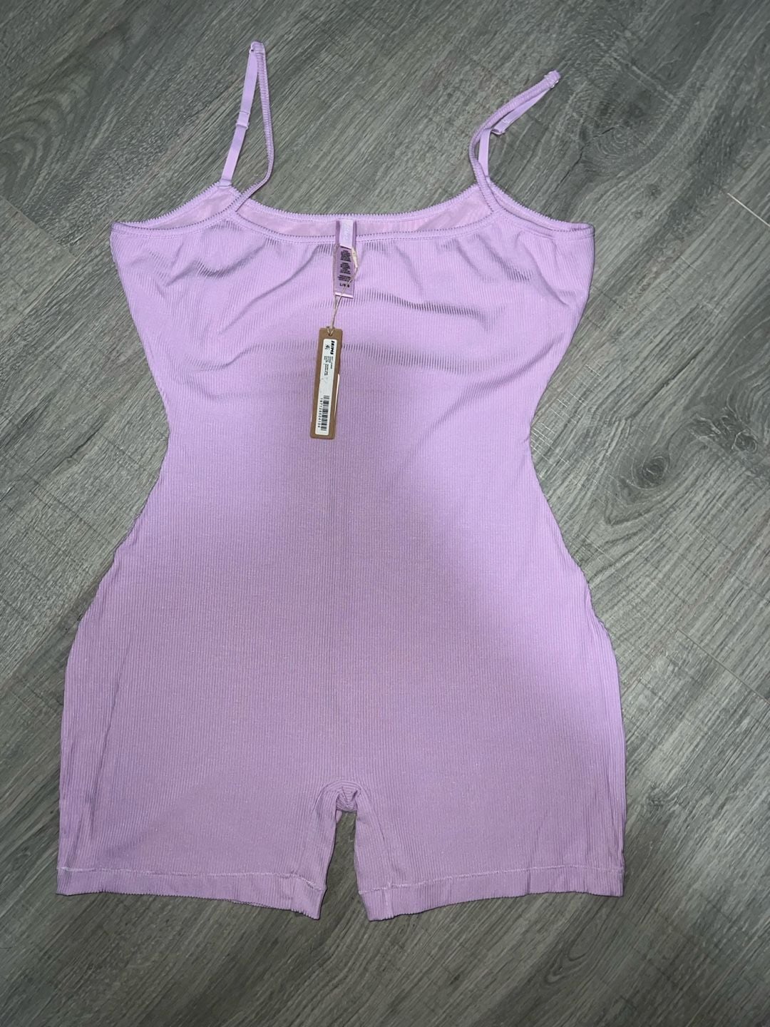 NWT SKIMS Soft Lounge Scoop Onesie Sugar Plum Size L 2
