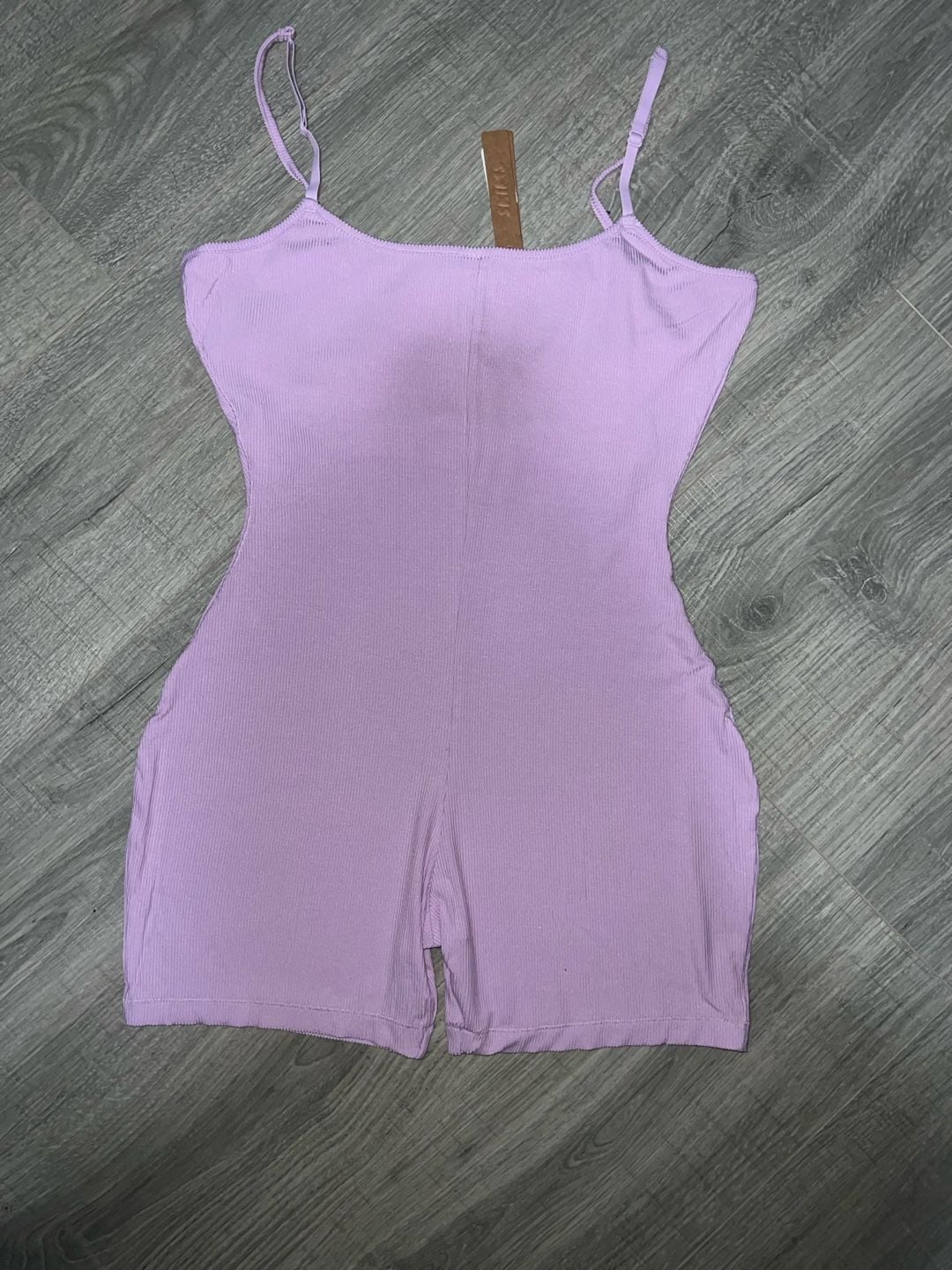 NWT SKIMS Soft Lounge Scoop Onesie Sugar Plum Size L 3
