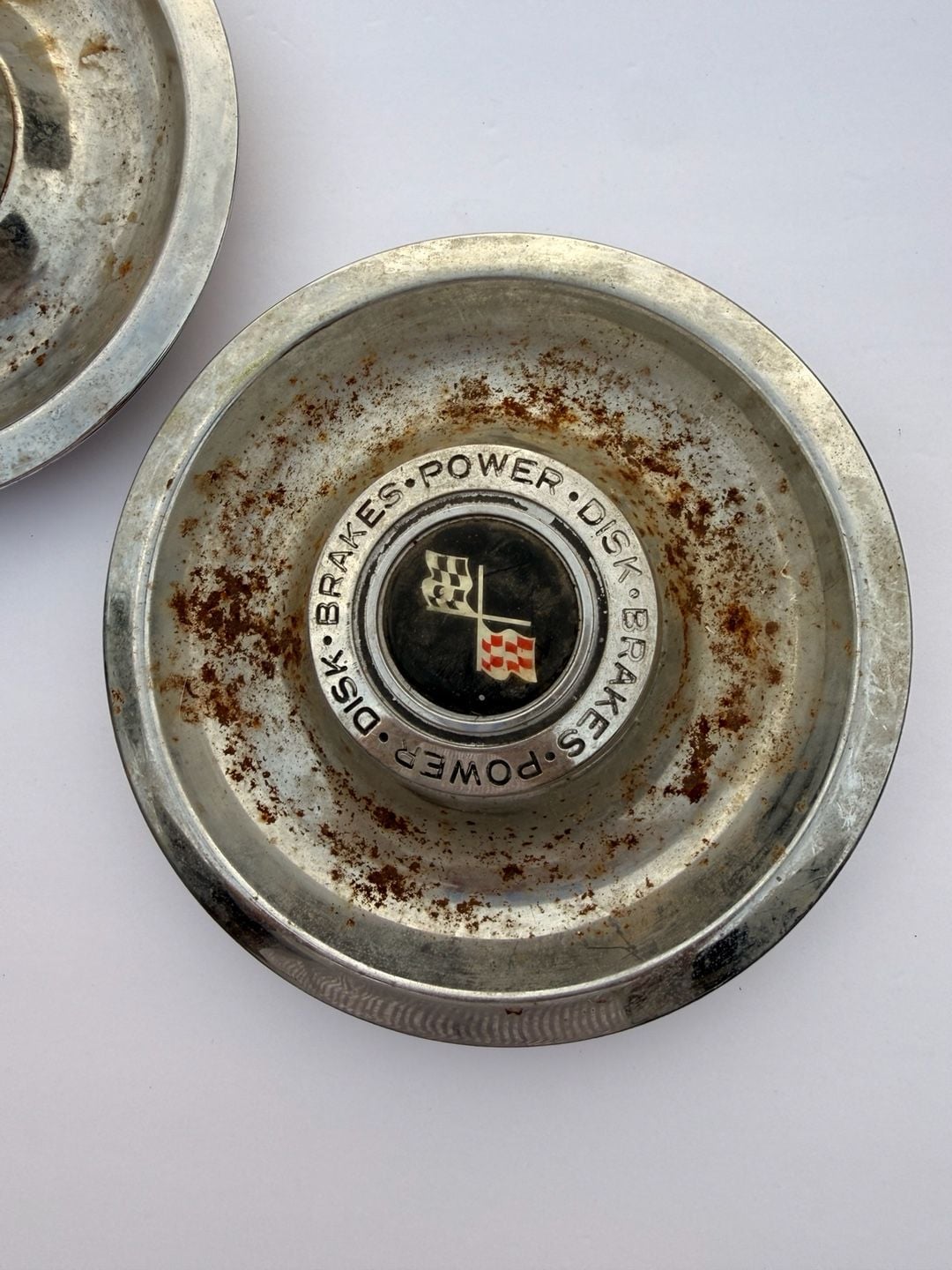 Vintage Chevrolet Corvette Rally Wheel Center Hub Caps - Set of 2 3