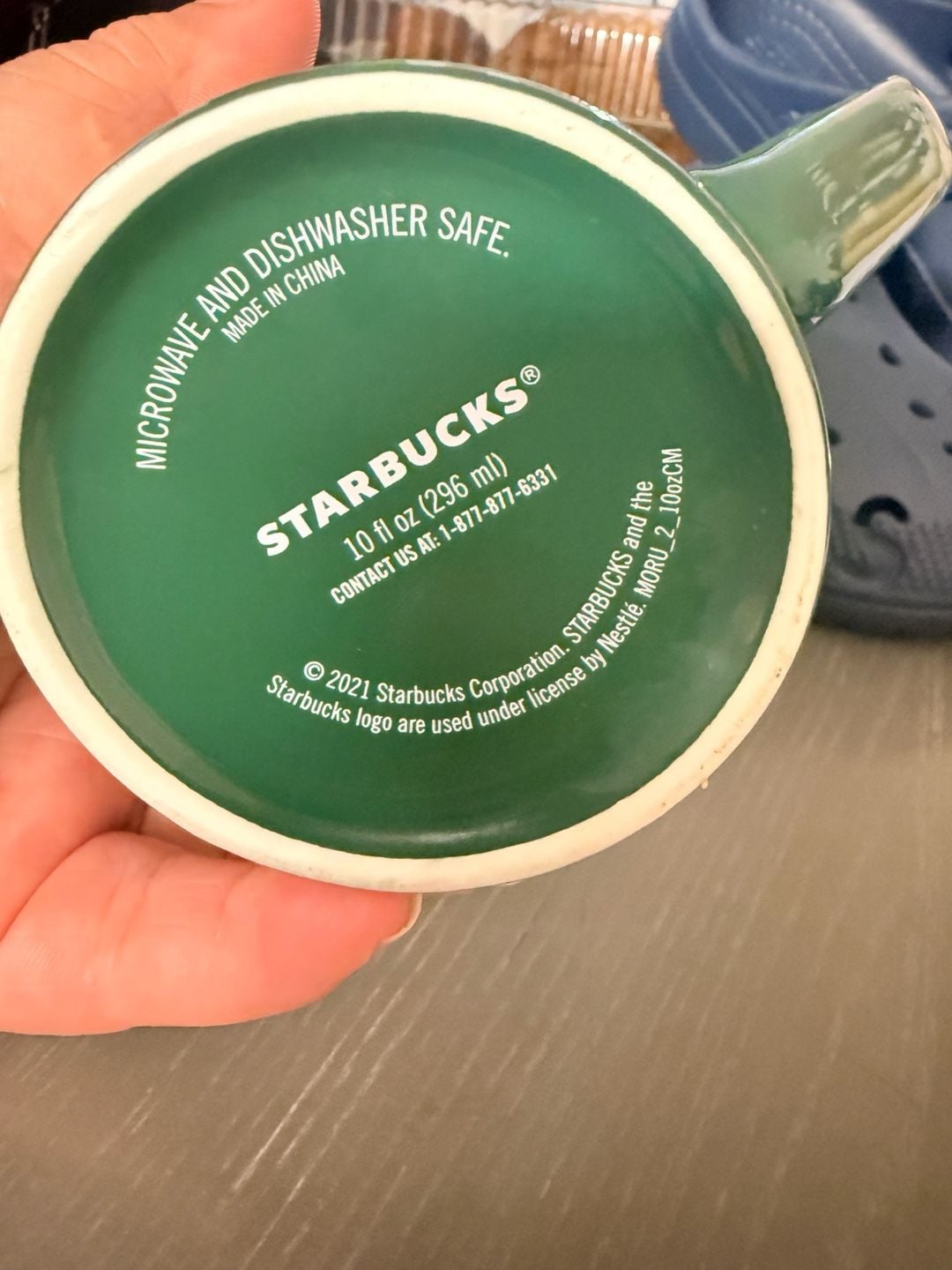 Starbucks 2021 10oz Green Camo Mermaid Siren Coffee Mug Tea Cup 4