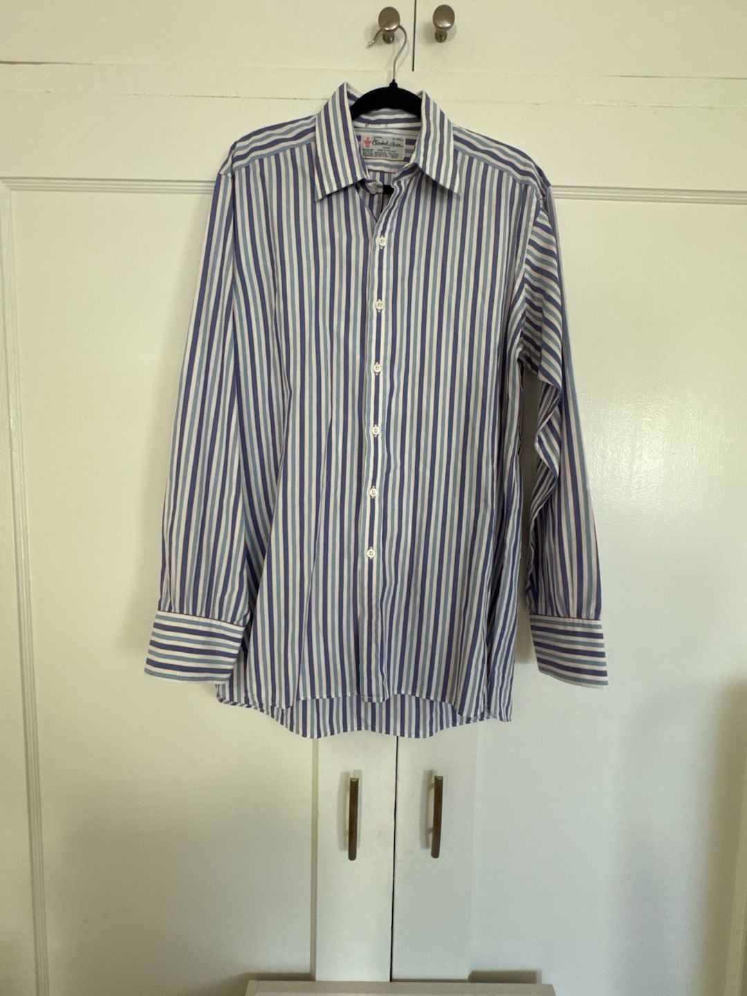 Turnbull & Asser Mens Long Sleeve Striped Dress Shirt Size 17-43cm Office Old-money 4