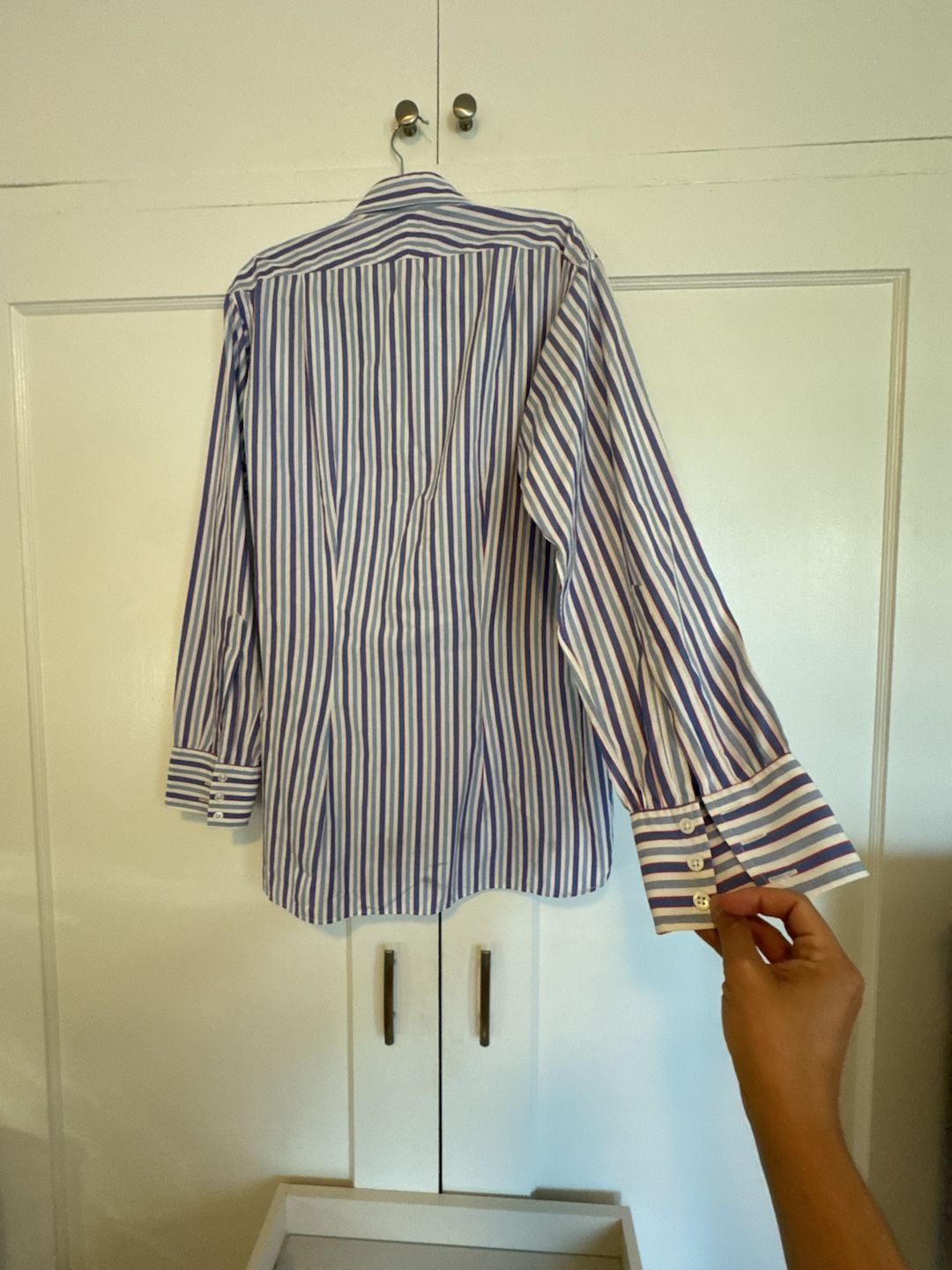 Turnbull & Asser Mens Long Sleeve Striped Dress Shirt Size 17-43cm Office Old-money 5
