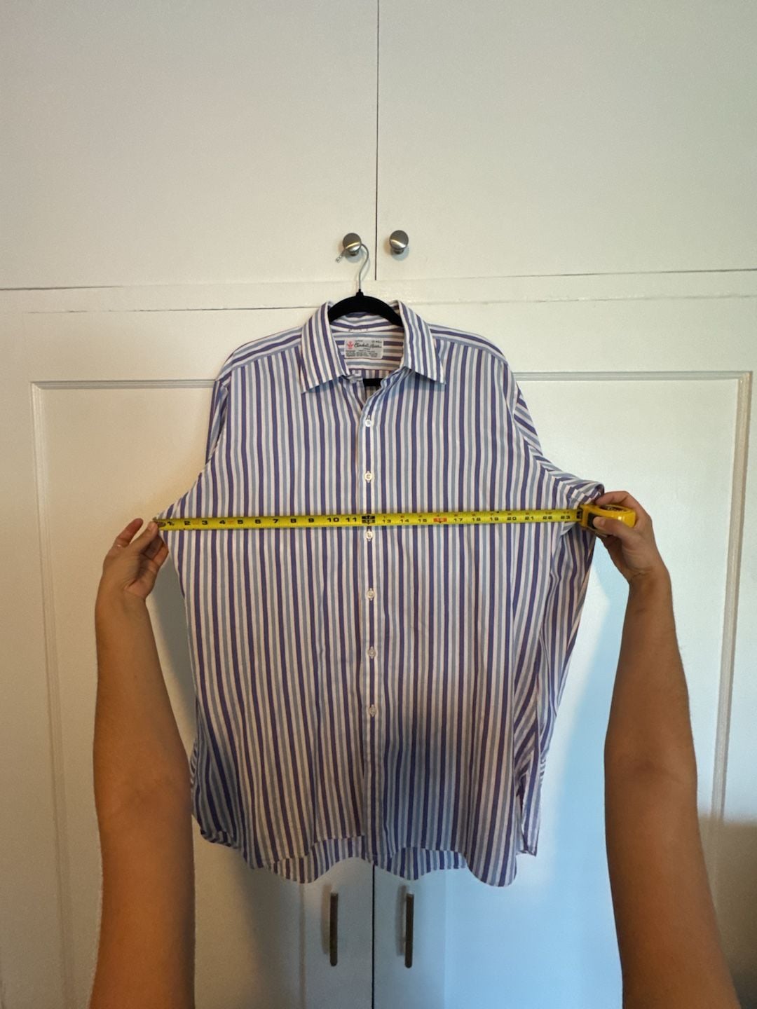 Turnbull & Asser Mens Long Sleeve Striped Dress Shirt Size 17-43cm Office Old-money 6