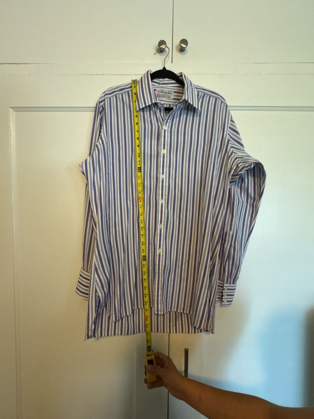 Turnbull & Asser Mens Long Sleeve Striped Dress Shirt Size 17-43cm Office Old-money 7