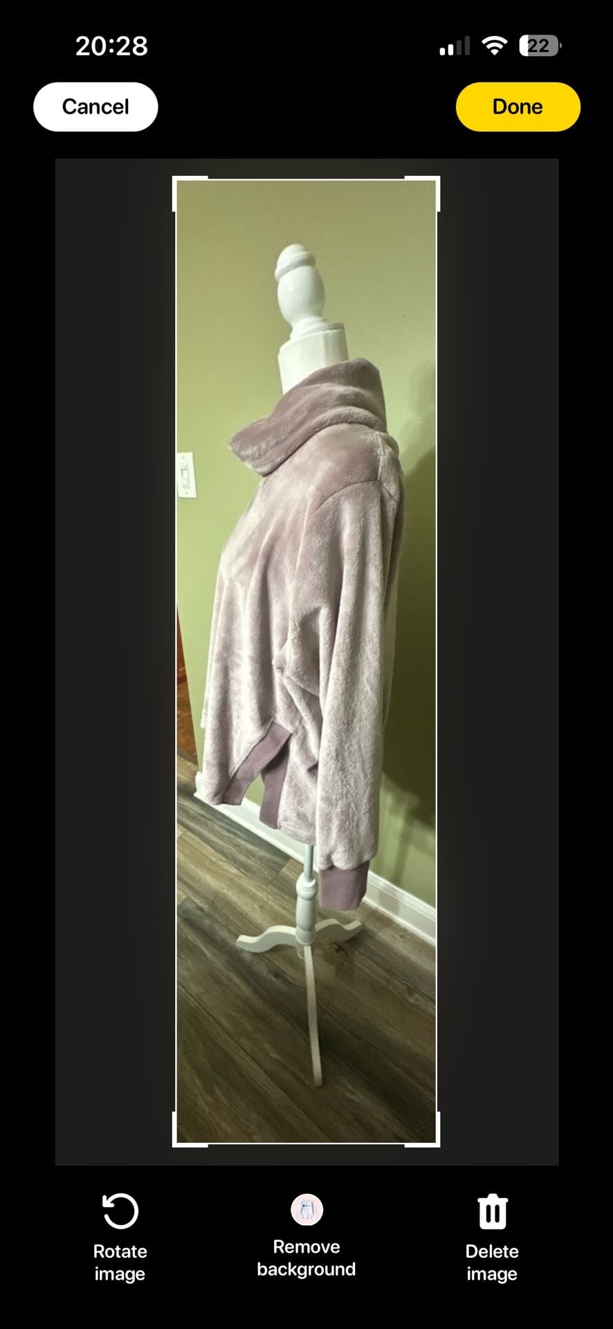 Athleta Double Cozy Karma Funnel Neck Sweatshirt Flora Mauve Size L 4