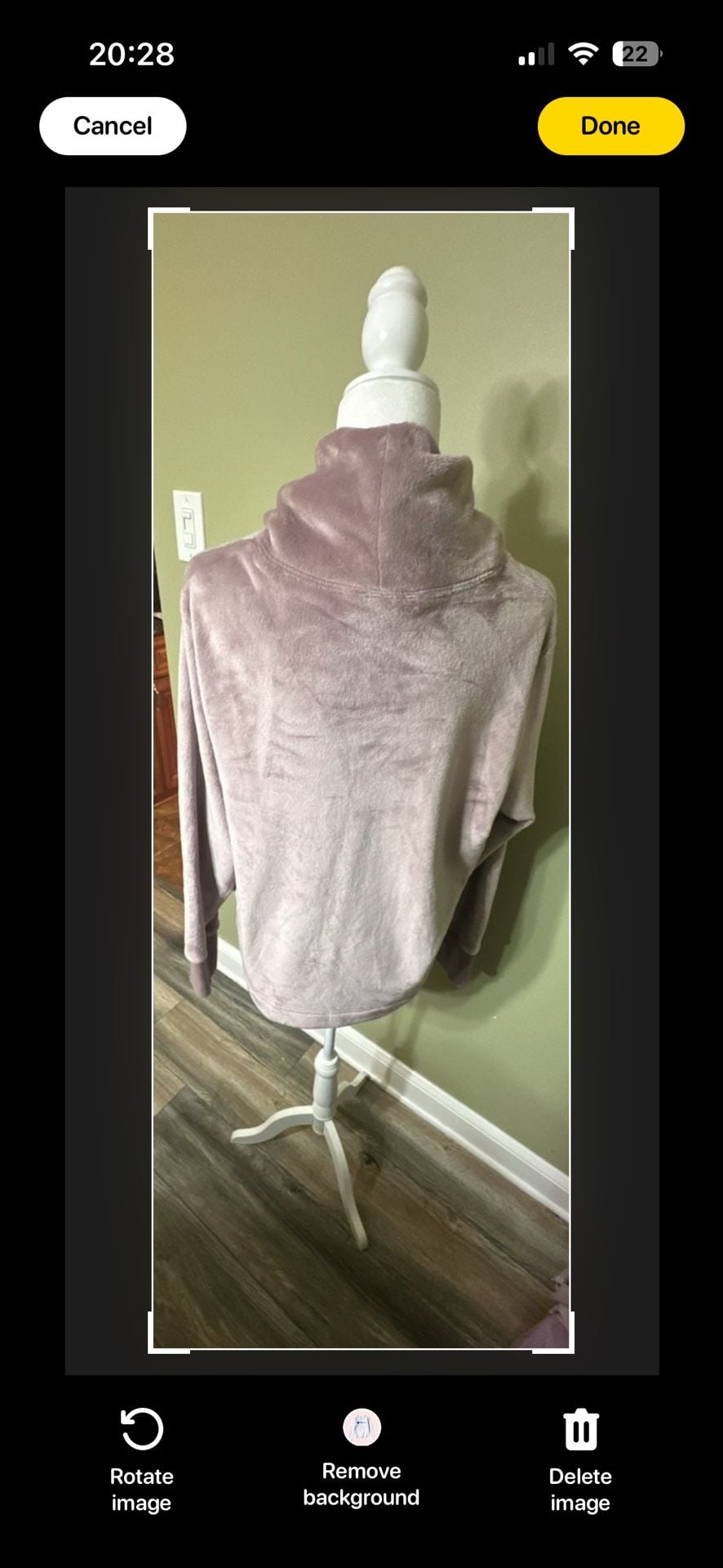 Athleta Double Cozy Karma Funnel Neck Sweatshirt Flora Mauve Size L 5