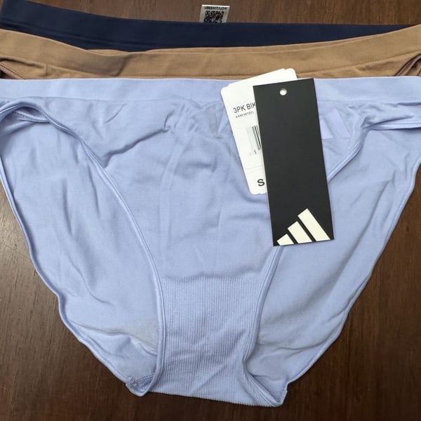 Adidas Active Seamless 3PK Bikini Underwear Assorted Size S